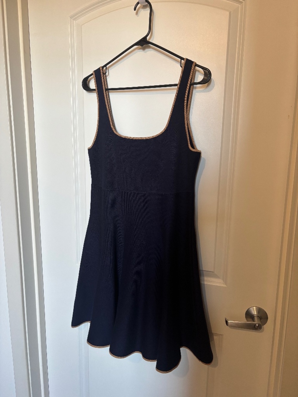 Anthropologie Square Neck Mini Skater Dress